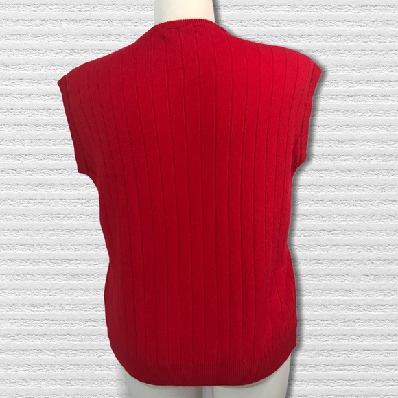 Vintage 100% 2 Ply Cashmere Ribbed Sweater Large - Picture 4 of 8